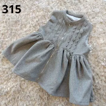 315 AMELY 프론트 스캘럽 페플럼 베스트 M