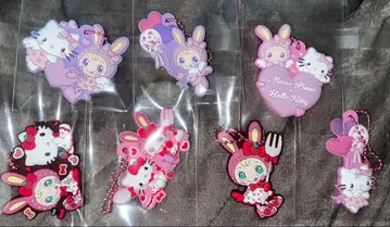 메조피아노 x 헬로키티 캡슐 러버 마스코트 7종 (세미 컴프)