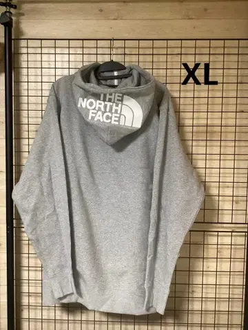 THE NORTH FACE 리어뷰 풀 지퍼 후디 그레이