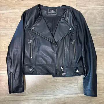 그레이스 콘티넨탈 라이더 자켓 블랙 양가죽