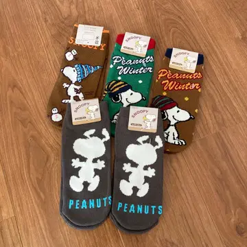 스누피 겨울 디자인 삭스 5족 세트