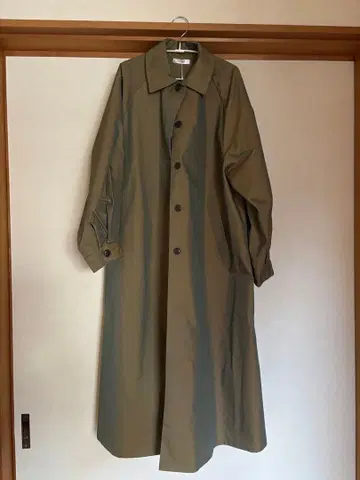 ap 레트로 스탠 칼라 롱 코트