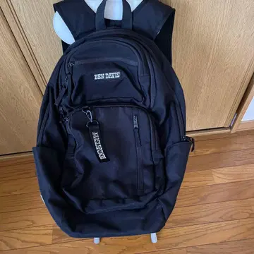 BEN DAVIS 블랙 백팩