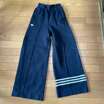 adidas 와이드 팬츠 XS 블랙