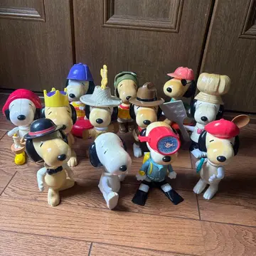 맥도날드 스누피 피규어 12개