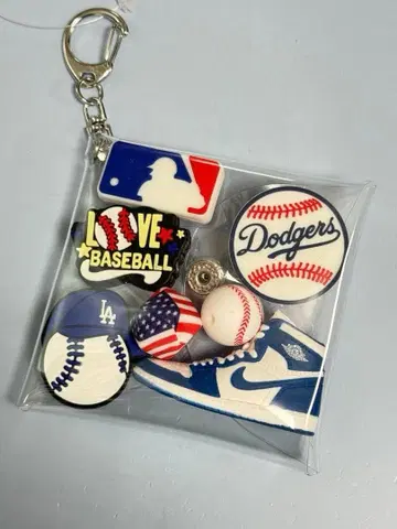 로스앤젤레스 다저스 NIKE 실리콘 비즈 가챠  파우치