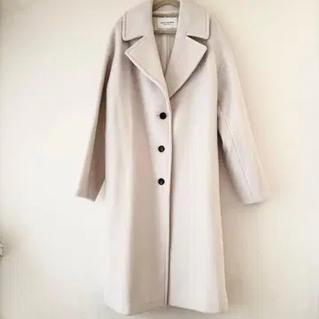 택 포함 새상품! [ 스픽 앤 스팬 ] 체스터 코트 아쉬 화이트