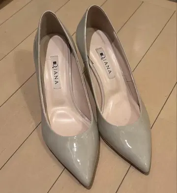 DIANA 그레이 베이지 하이힐 7cm 브라이덜 신발