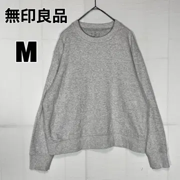 무인양품 MUJI (M) 트레이닝복 맨투맨 심플