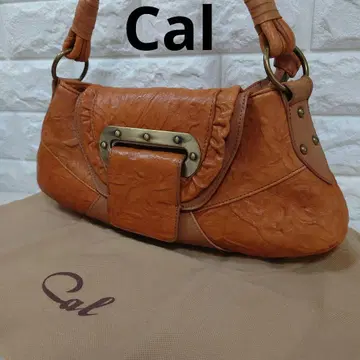 Cal 가죽 플랩 핸드백