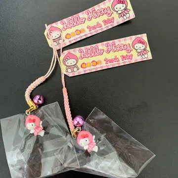 헬로키티 피치 페어리 후쿠시마 한정판 족자봉 2세트