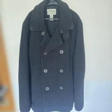 L.L.Bean 다크 그레이 피 코트 M