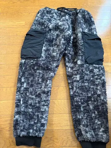 플리스 소재 팬츠 M 사이즈 그레이 계열