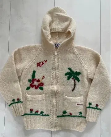 ROXY 카우친 니트 후드티