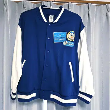 도널드 덕 블루종 자켓 L 사이즈 90주년