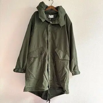 JOHNBULL 새상품 후드 부착 올리브 모즈 코트