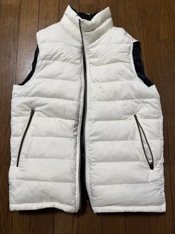 Herno 리버서블 다운 베스트 화이트/블랙