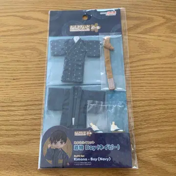 넨도로이드돌 기모노 세트 남아용 네이비