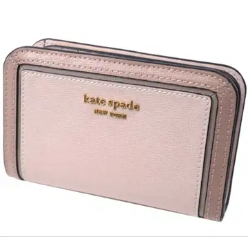 케이트 스페이드 이단 접이식 지갑 핑크
