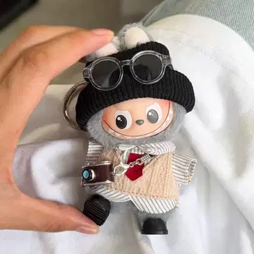 Labubu 의류 Labubu 봉제 인형 옷 갈아입기 10cm 옷 4세트