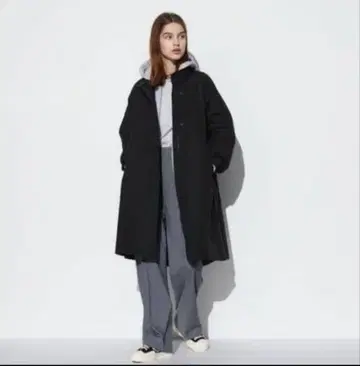 유니클로 모즈 코트 여성용 L