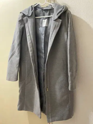 그레이 코트 VIS 후드 탈부착 가능 아우터