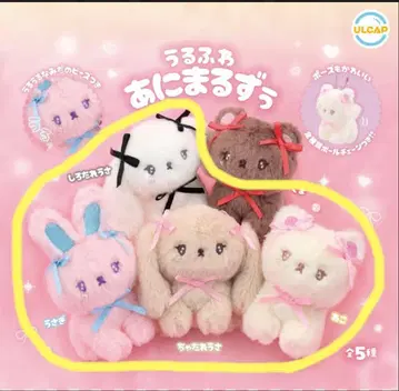 우루후와 애니멀즈 고양이 토끼 등 4세트 미개봉