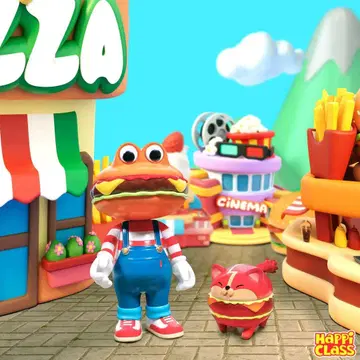 미사용 happi class 버거군 Burger Kun 2.0