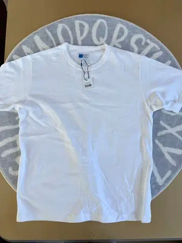 화이트 반팔 긴팔 T셔츠 세트