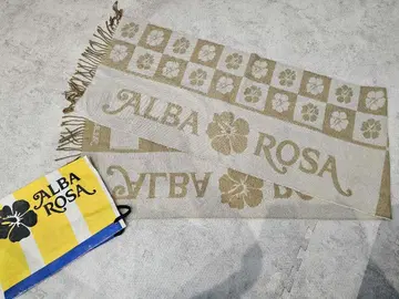 알바 로자 격자 로고 머플러