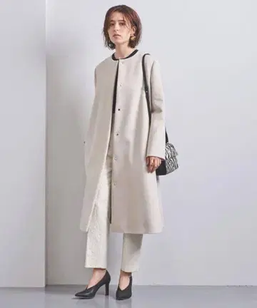 UNITED ARROWS 노카라 코트