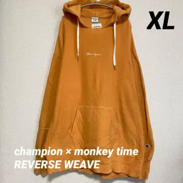 챔피언 x 몽키 타임 후가공 후드티 청단 택