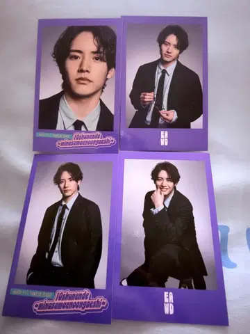 아카소 에이지 랜덤 트레이딩 카드 4종 익명 배송