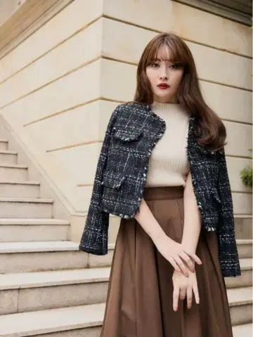 Saint Germain Fancy Tweed Jacke