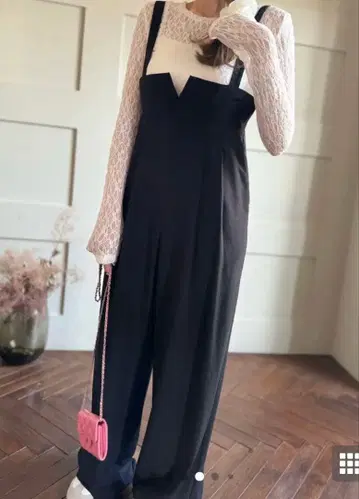 [ 새상품 ] rimir 리 하이웨스트 살로펫 [ 블랙 ]