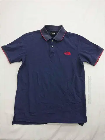 더 노스 페이스 피케 셔츠 네이비 계열 S 사이즈