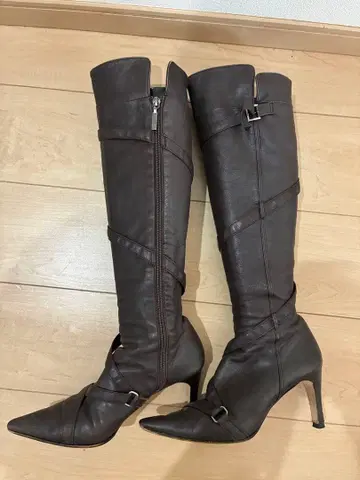 바디 드레싱 디럭스 다크 브라운 롱 부츠 24