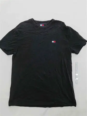 타미진스 로고 자수 크루넥 T셔츠 블랙 계열 남성용 M