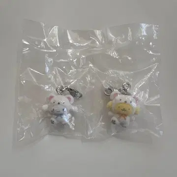 산리오 포근포근 스노우 표시 액세서리 2개 세트