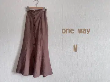 원 웨이 롱 스커트 머메이드 스커트