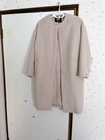 새상품급 슬로프 이에나 해밀턴 코트 프리 사이즈 베이지