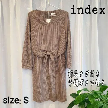 체크 무늬 원피스 S 택 포함 새상품