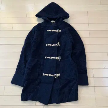 11.6 카파 더플 코트풍 니트 가디건 네이비 38