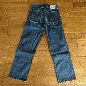 EVISU 데님 팬츠 30X34 다크 블루
