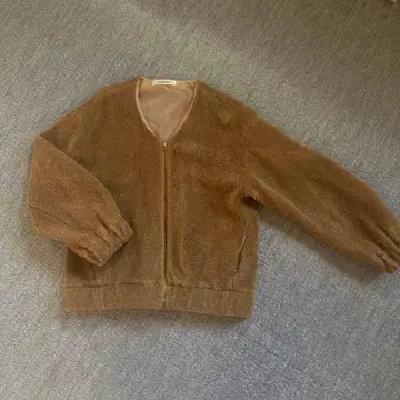 mylanka 브라운 플리스 자켓 38