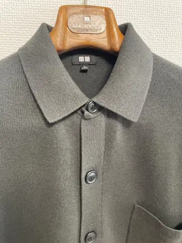 UNIQLO 밀라노 리브 가디건 M 블랙 시착만 했습니다.