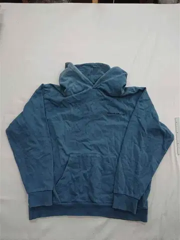 맨해튼 포티지 프린트 후드티 L 사이즈 블루 계열