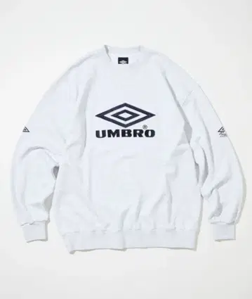 UMBRO/엄브로 빅 로고 크루넥 맨투맨/자수 로고