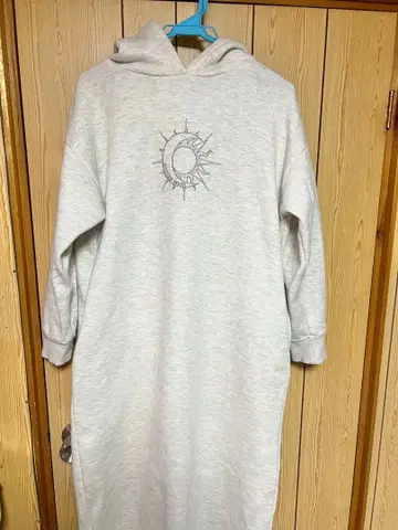 샌드레스 문 후드티 원피스