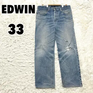 EDWIN 에드윈 (33) 데미지 데님 청바지